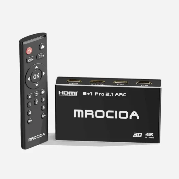 3 in 1 out hdmi switch 4k 120hz 8k 60hz