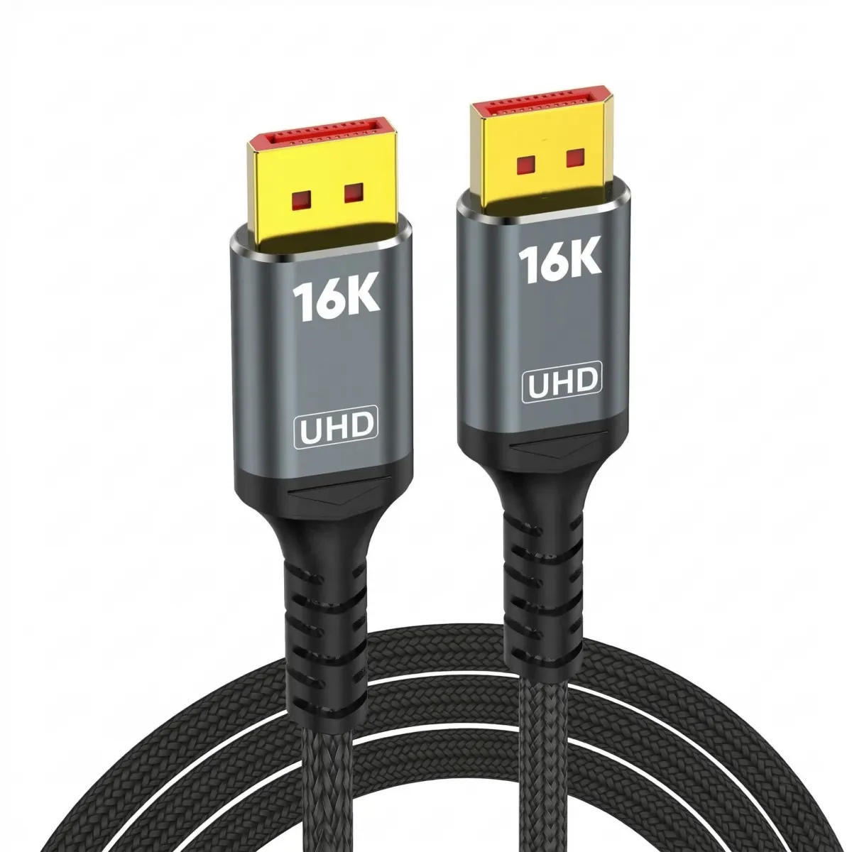 16K displayport cable, Display Port Cable 6.6ft, 54Gbps DP Cable