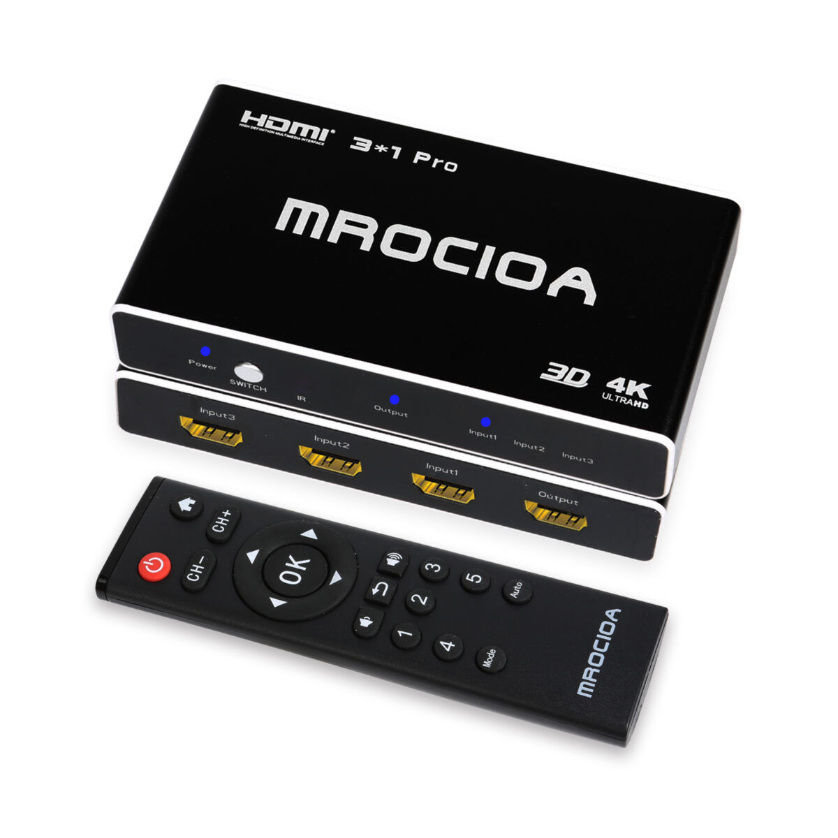 4k 60hz ARC eARC HDMI Switch 3 in 1 out for apple tv fire tv - Image 1