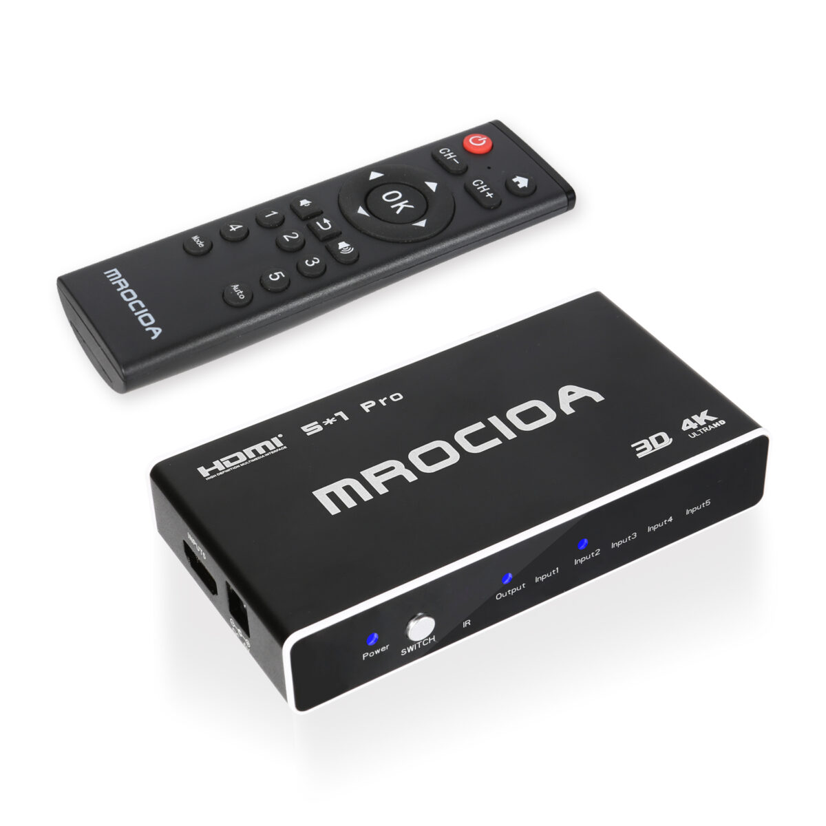 4k 60hz ARC eARC HDMI Switch 5 in 1 out for apple tv fire tv - Image 1