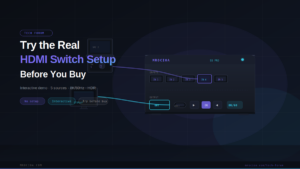 Try the Real HDMI Switch Setup Before You Buy