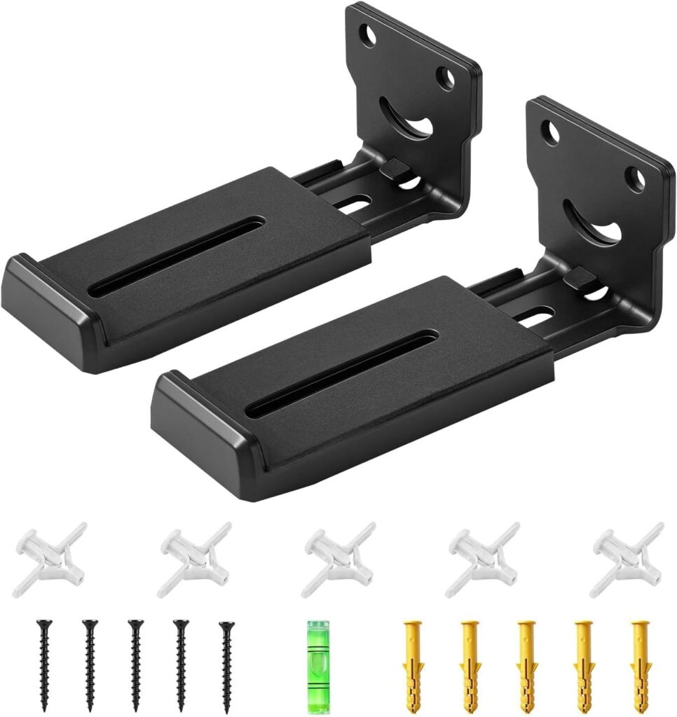 MROCIOA universal soundbar wall mount bracket and installation hardware
